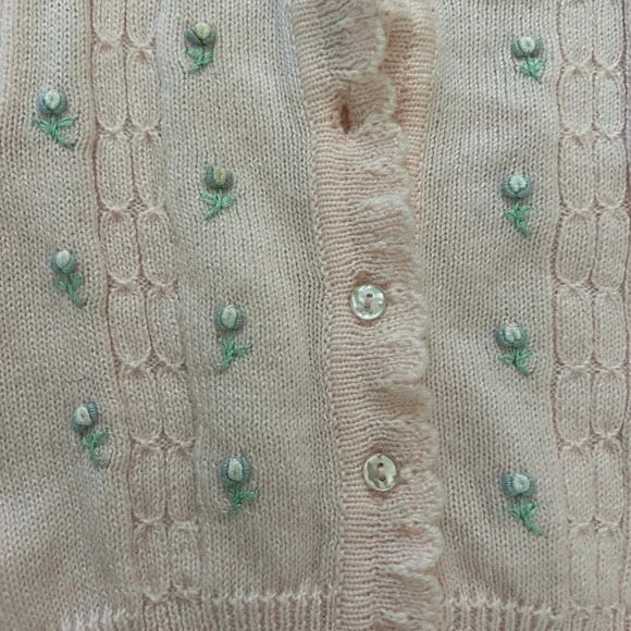 Tiny Togs Sweater with Flowers - Picture 3 of 6